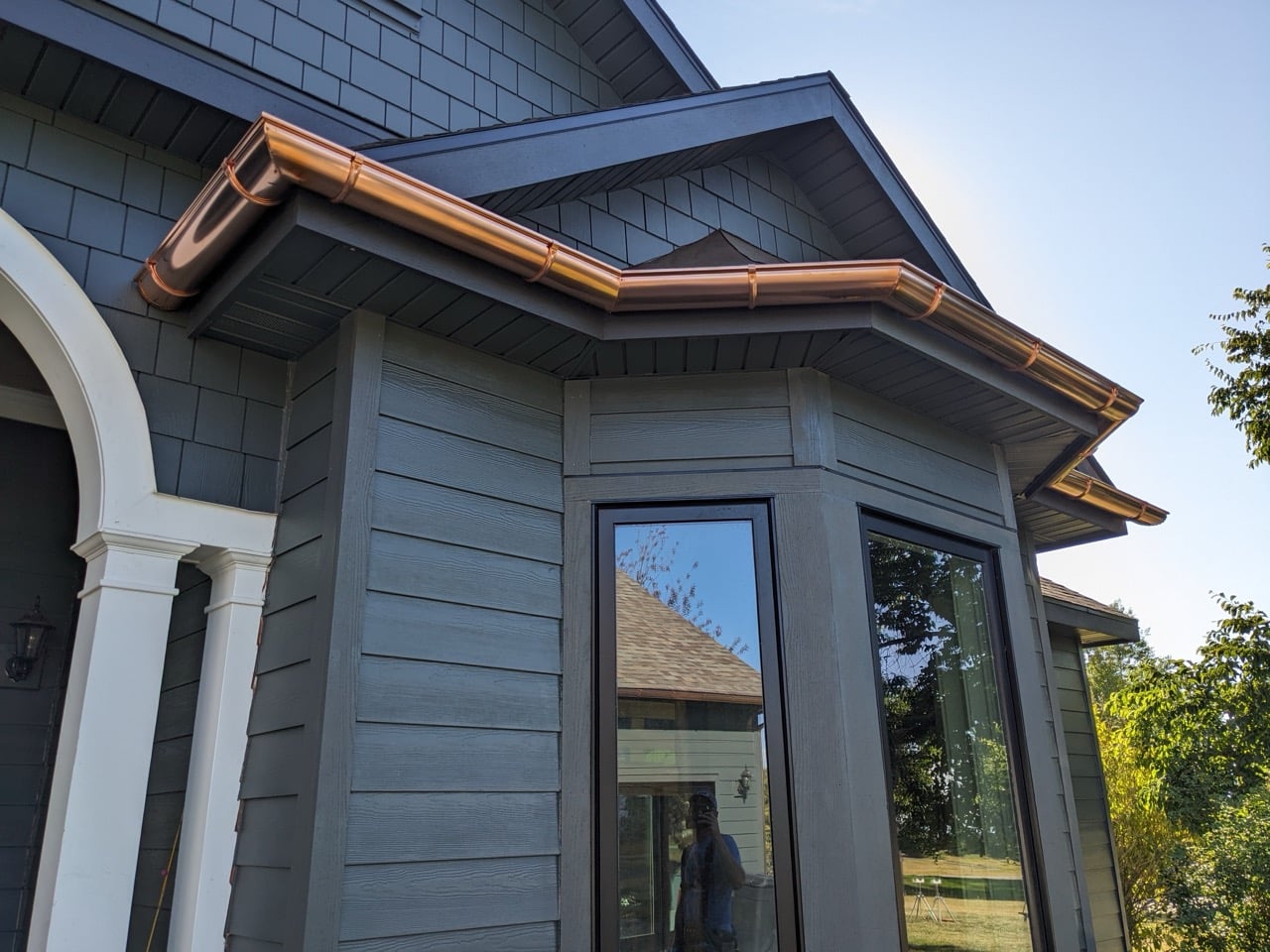 Livingston, MT copper gutter installed right by experts