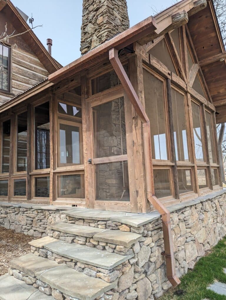 copper gutter installation in Livingston, MT
